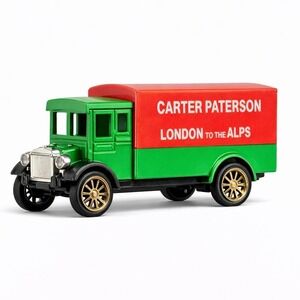 Vintage Corgi AEC Van Carter Paterson London Alps Red Green Made in GT Britain